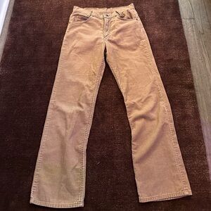 Vintage 70s Levi's Beige Corduroy Pants